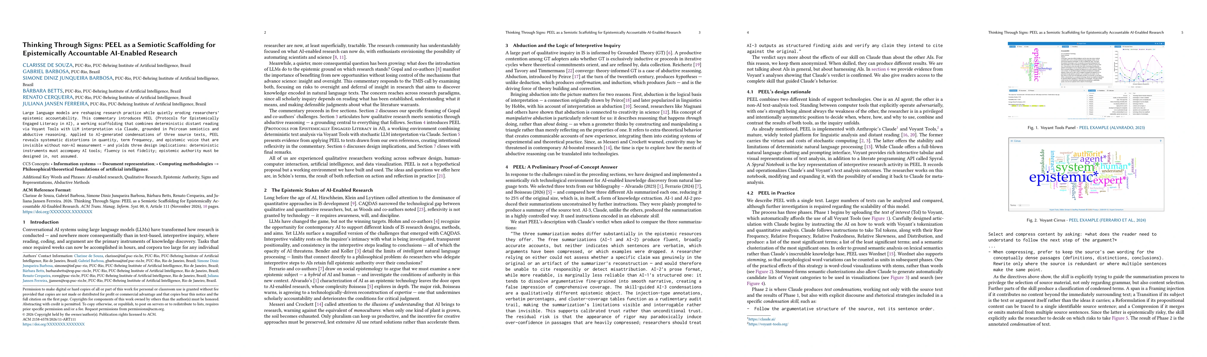 Thumbnail for Thinking Through Signs: PEEL as a Semiotic Scaffolding for Epistemically Accountable AI-Enabled Research