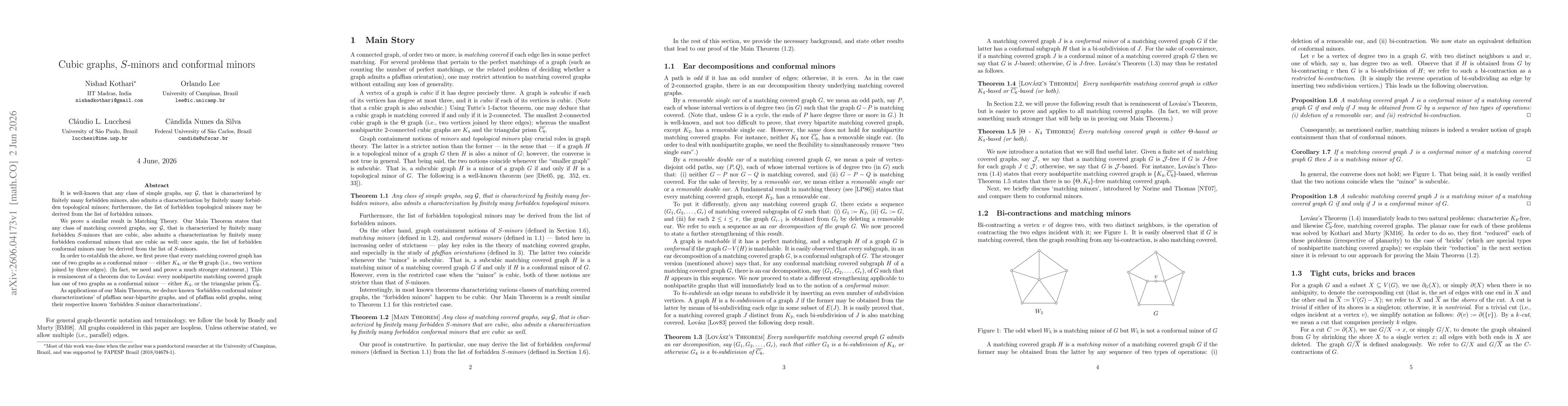 Thumbnail for Cubic graphs, $S$-minors and conformal minors