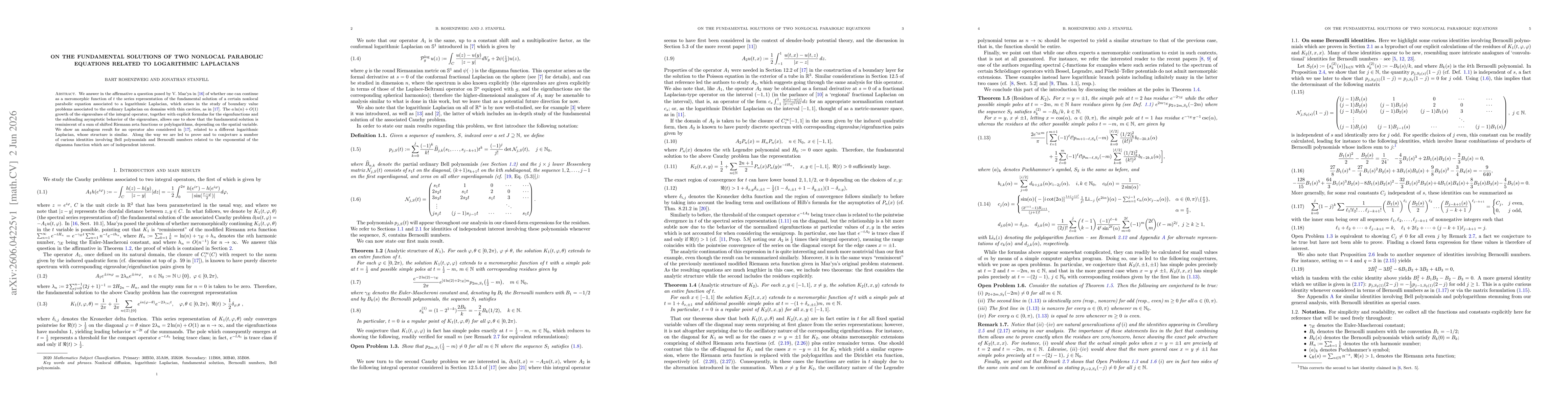 Thumbnail for On the fundamental solutions of two nonlocal parabolic equations related to logarithmic Laplacians