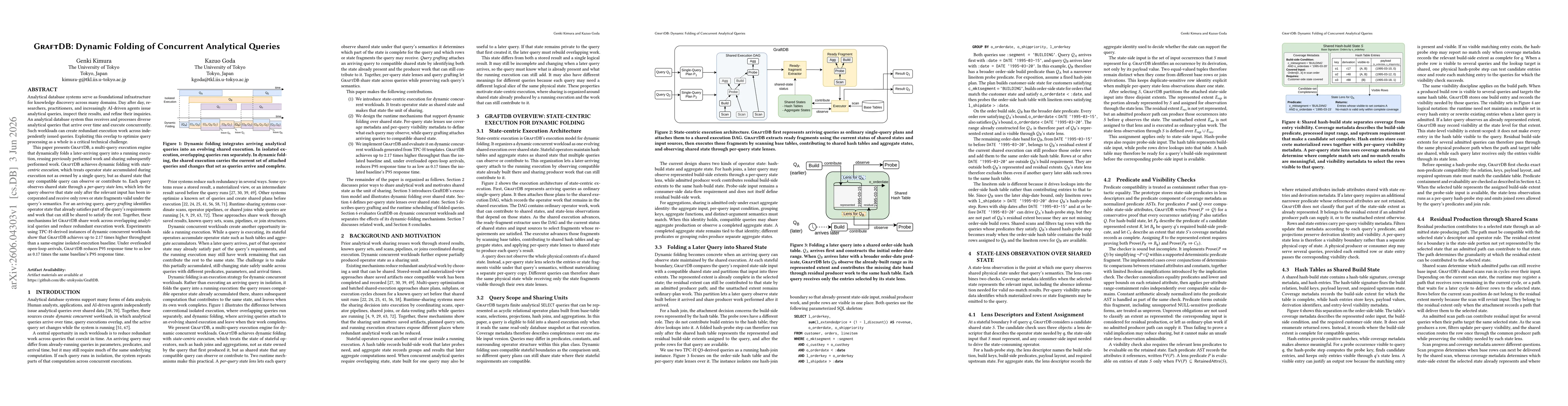 Thumbnail for GraftDB: Dynamic Folding of Concurrent Analytical Queries
