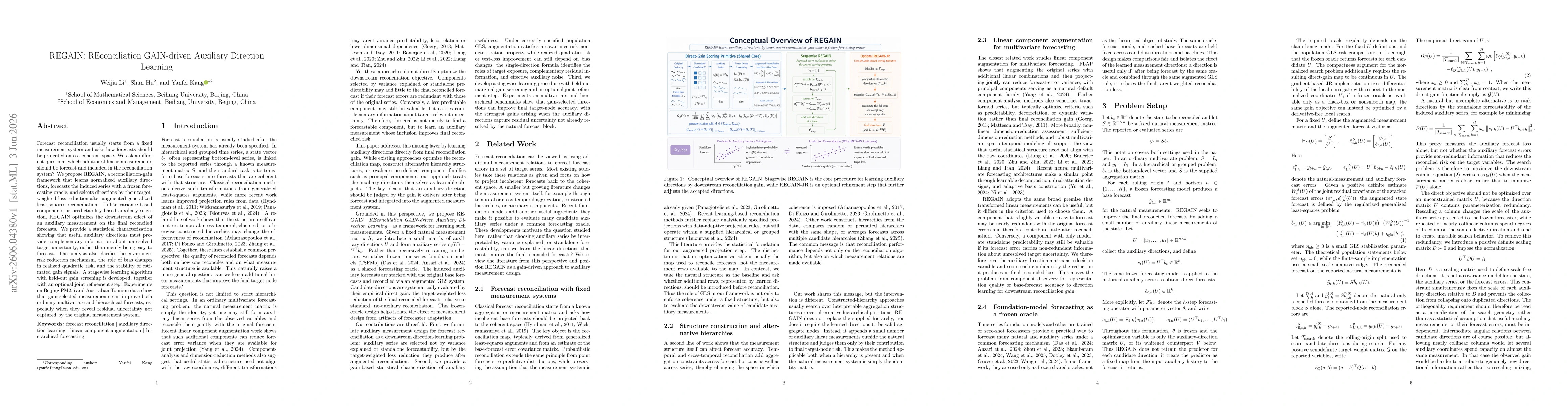Thumbnail for REGAIN: REconciliation GAIN-driven Auxiliary Direction Learning