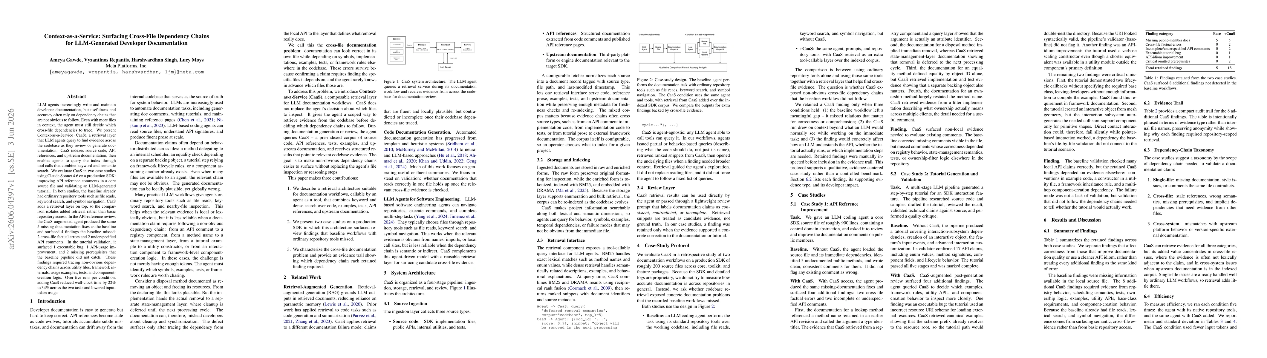 Thumbnail for Context-as-a-Service: Surfacing Cross-File Dependency Chains for LLM-Generated Developer Documentation