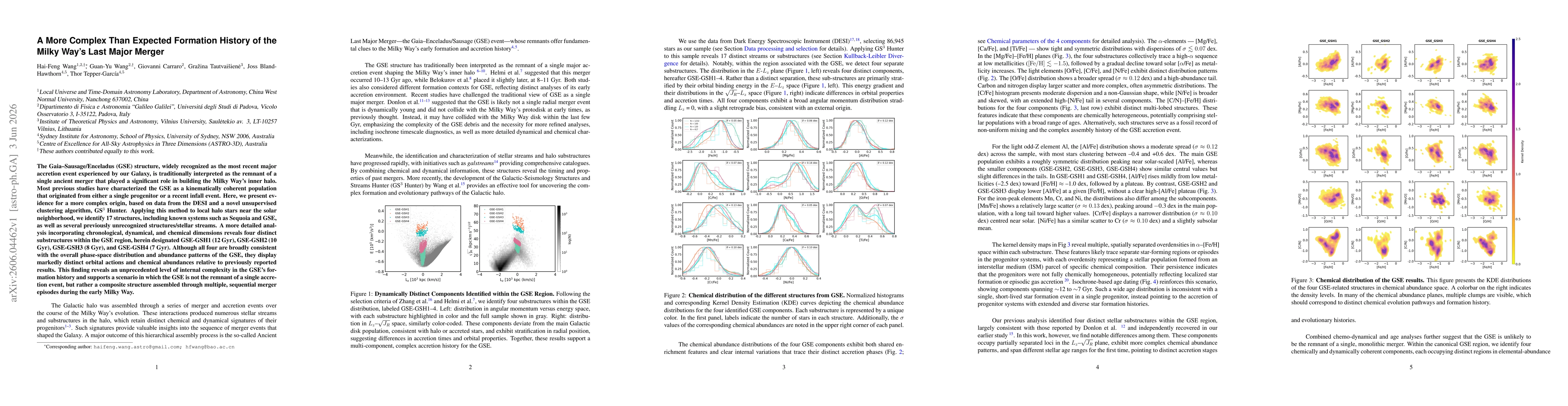 Thumbnail for A More Complex Than Expected Formation History of the Milky Way's Last Major Merger