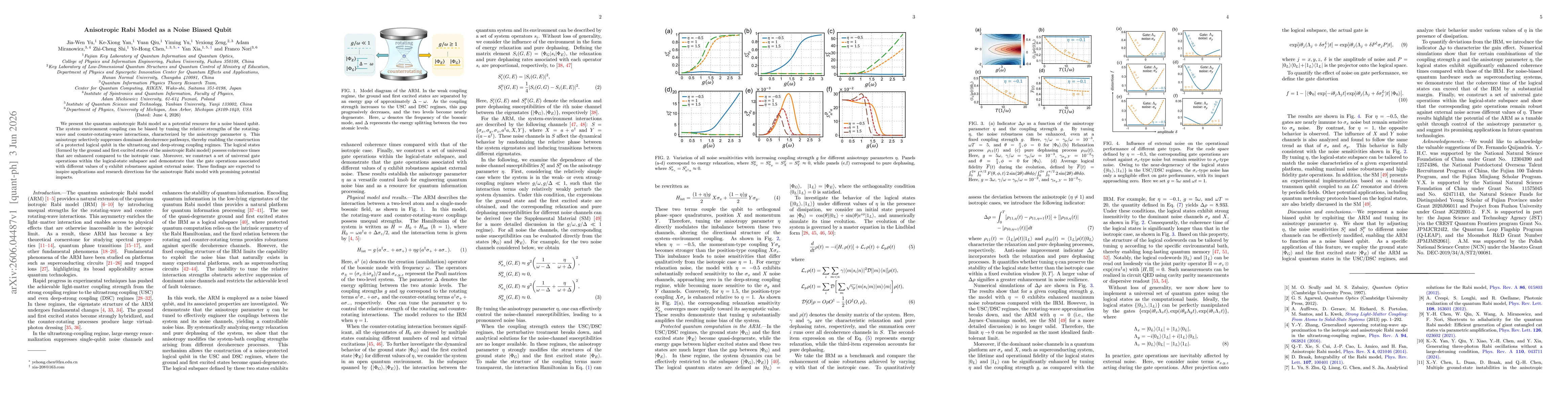 Thumbnail for Anisotropic Rabi Model as a Noise Biased Qubit