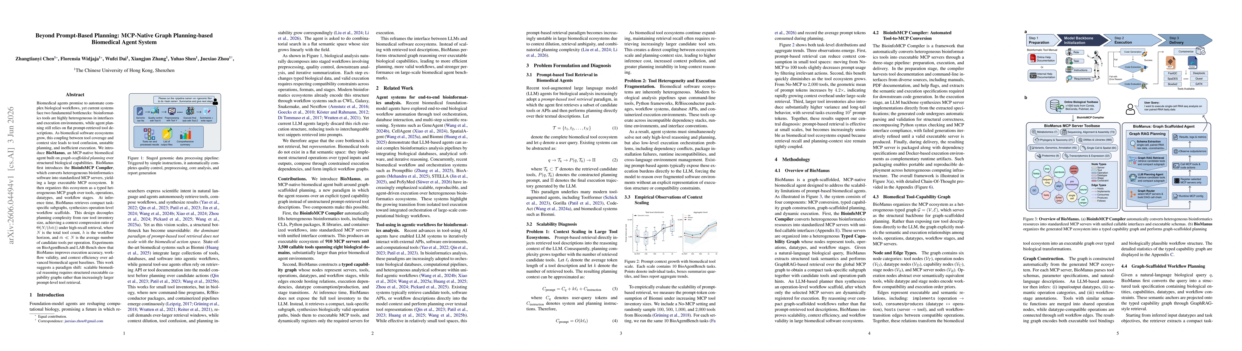 Thumbnail for Beyond Prompt-Based Planning: MCP-Native Graph Planning-based Biomedical Agent System