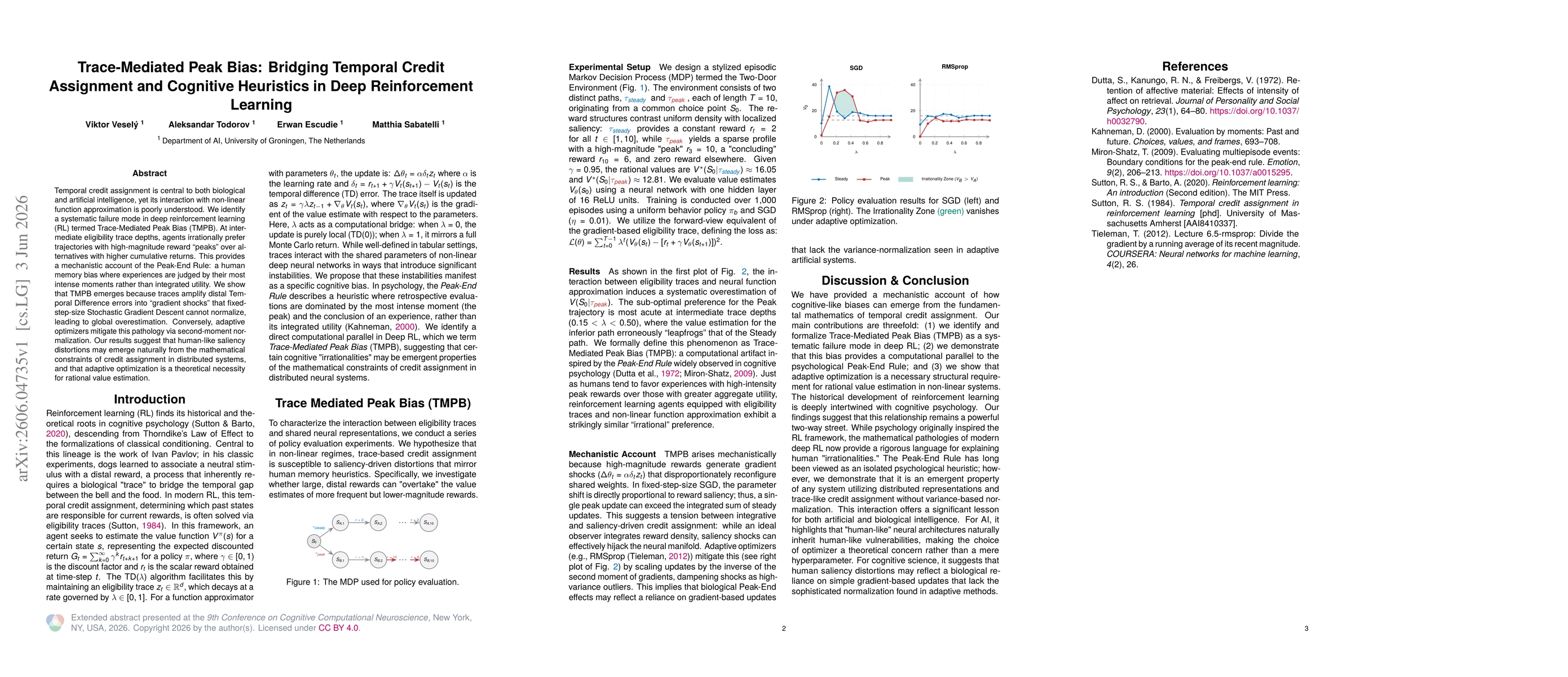 Thumbnail for Trace-Mediated Peak Bias: Bridging Temporal Credit Assignment and Cognitive Heuristics in Deep Reinforcement Learning