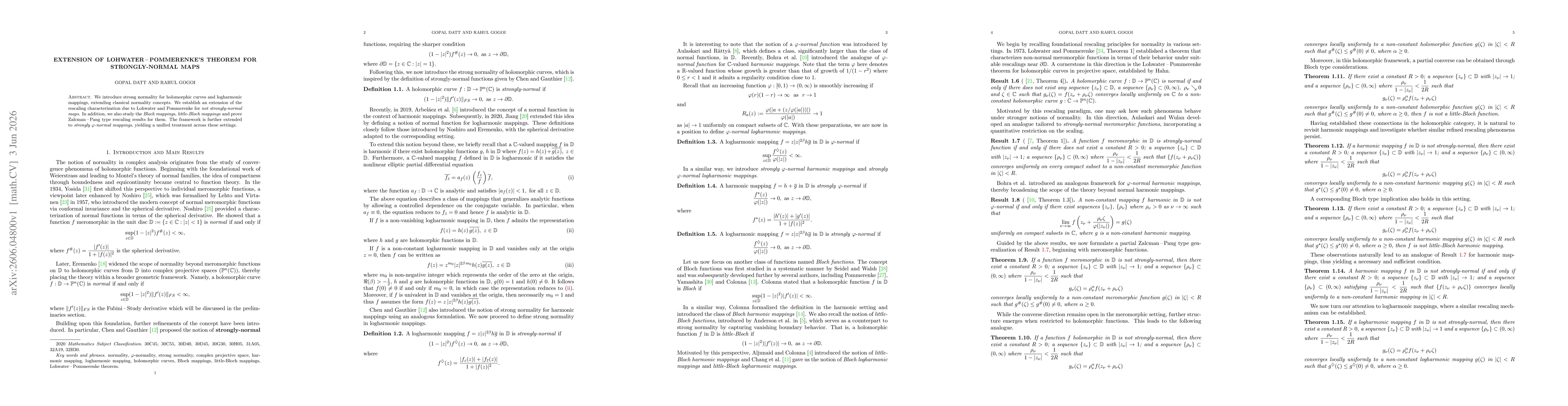 Thumbnail for Extension of Lohwater-Pommerenke's Theorem for strongly-normal Maps