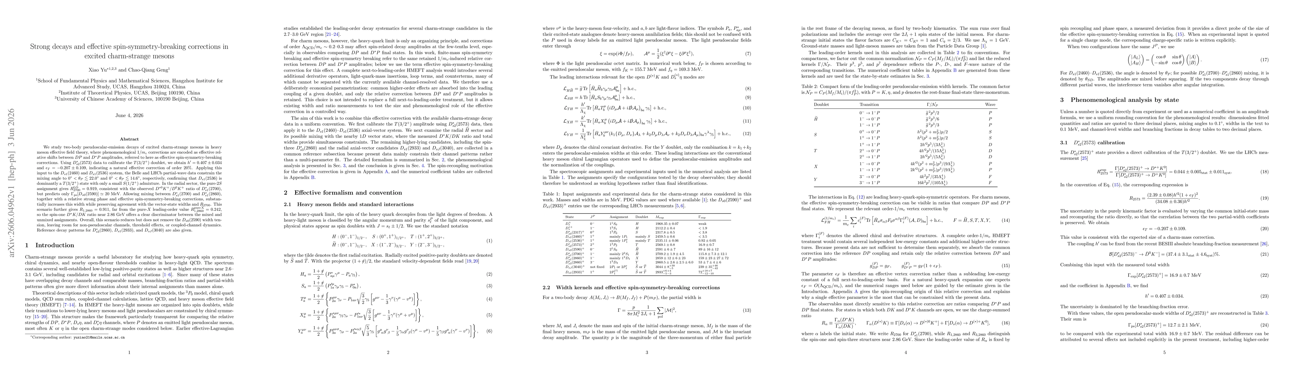 Thumbnail for Strong decays and effective spin-symmetry-breaking corrections in excited charm-strange mesons