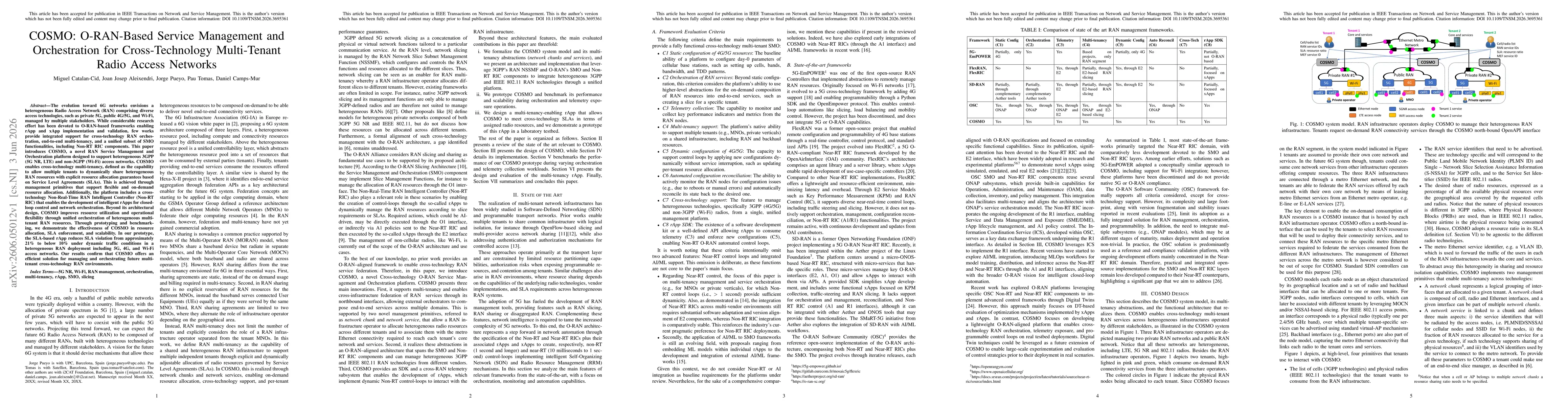 Thumbnail for COSMO: O-RAN-Based Service Management and Orchestration for Cross-Technology Multi-Tenant Radio Access Networks