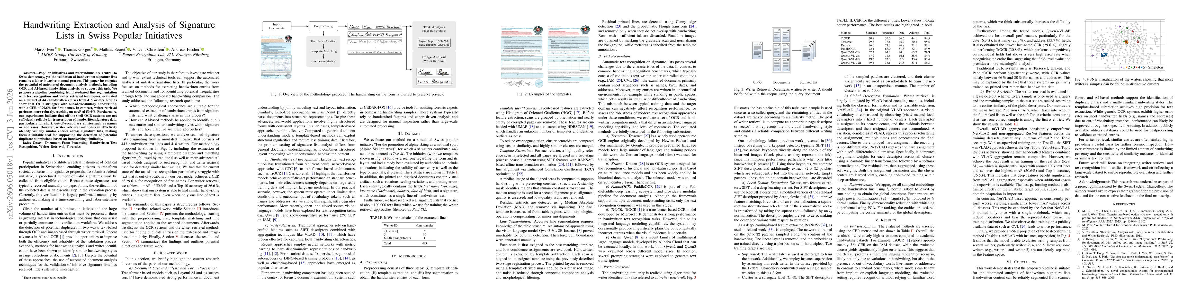 Thumbnail for Handwriting Extraction and Analysis of Signature Lists in Swiss Popular Initiatives