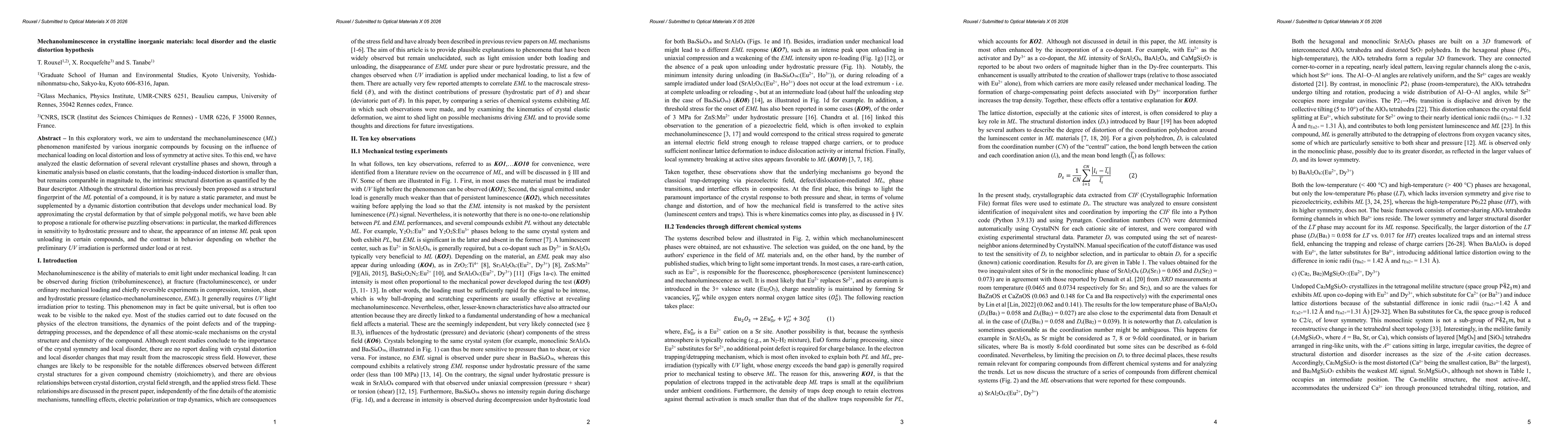 Thumbnail for Mechanoluminescence in crystalline inorganic materials: local disorder and the elastic distortion hypothesis