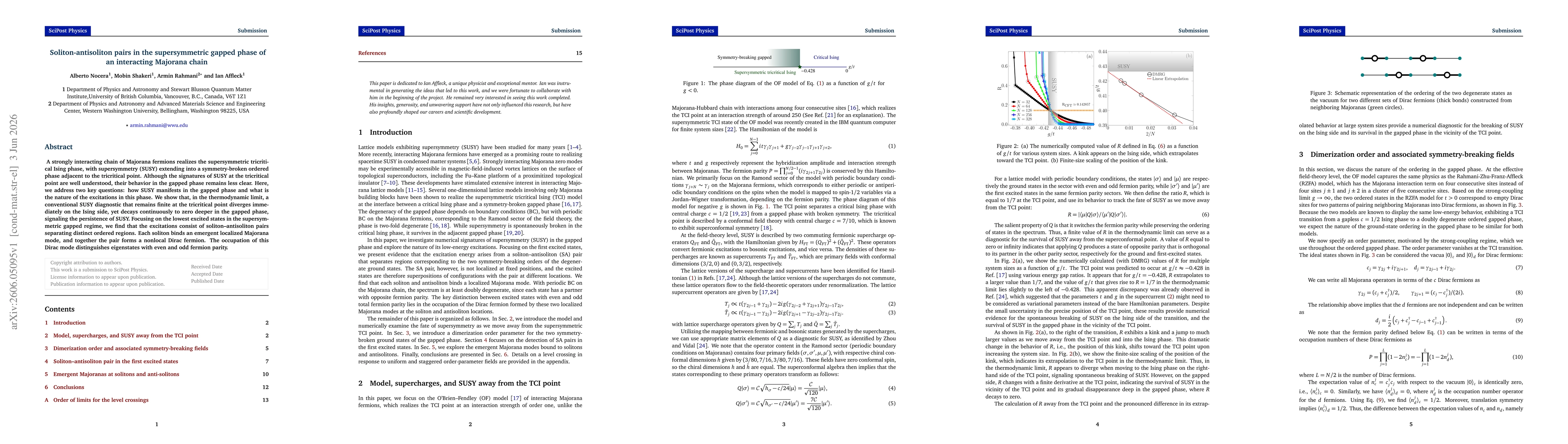 Thumbnail for Soliton-antisoliton pairs in the supersymmetric gapped phase of an interacting Majorana chain
