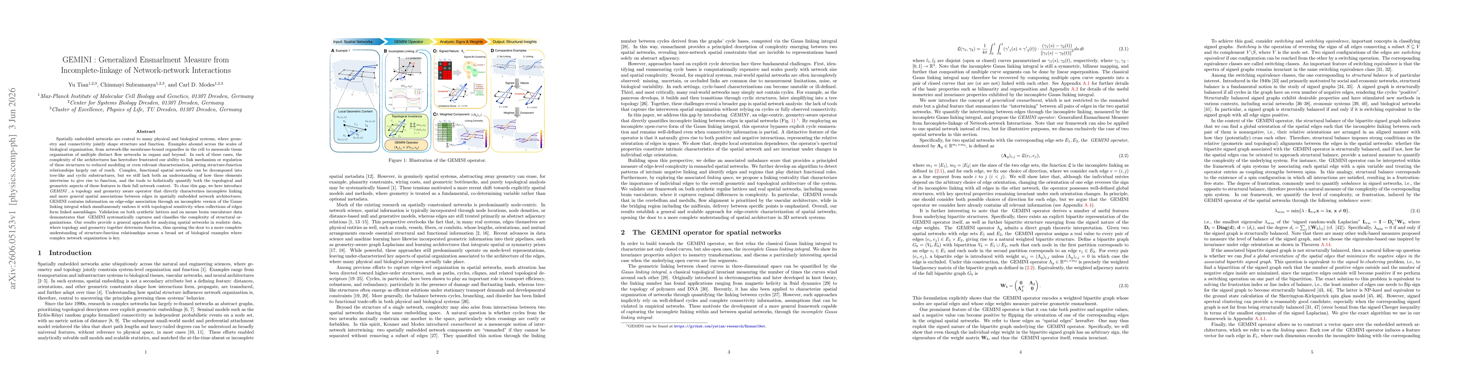 Thumbnail for GEMINI: Generalized Ensnarlment Measure from Incomplete-linkage of Network-network Interactions