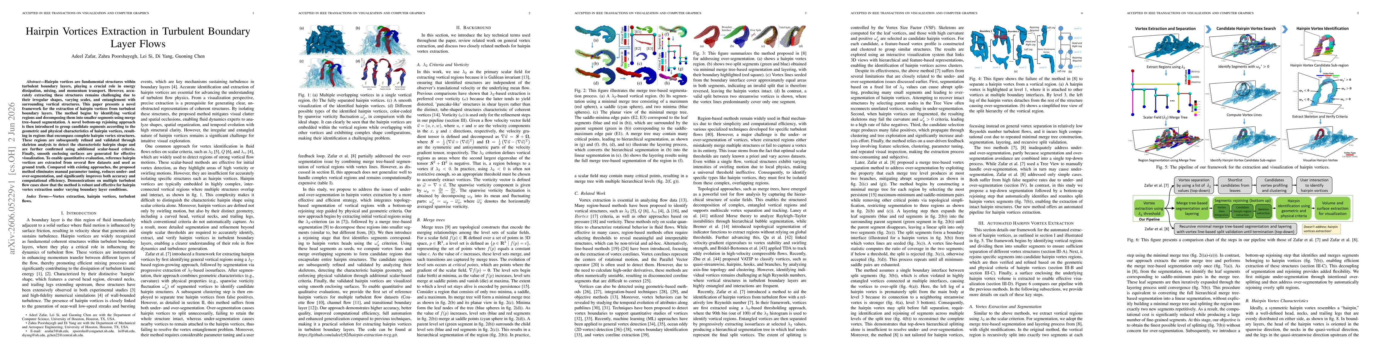 Thumbnail for Hairpin Vortices Extraction in Turbulent Boundary Layer Flows