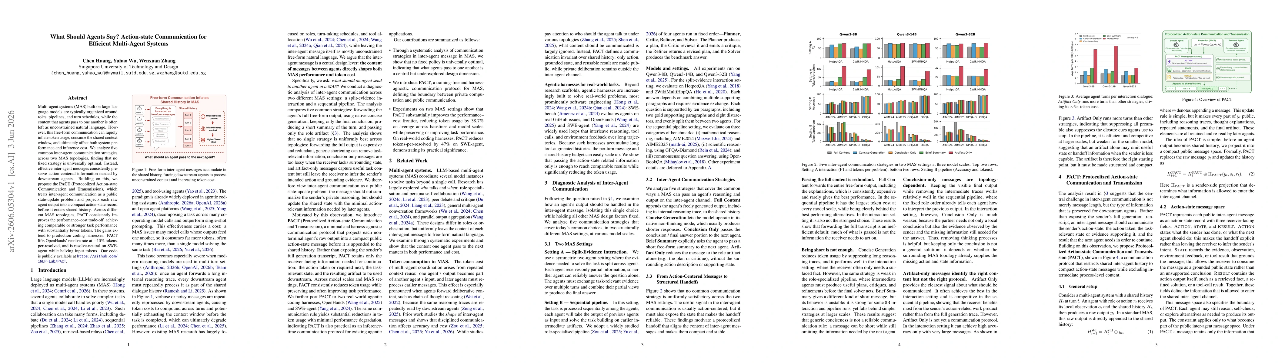 Thumbnail for What Should Agents Say? Action-state Communication for Efficient Multi-Agent Systems