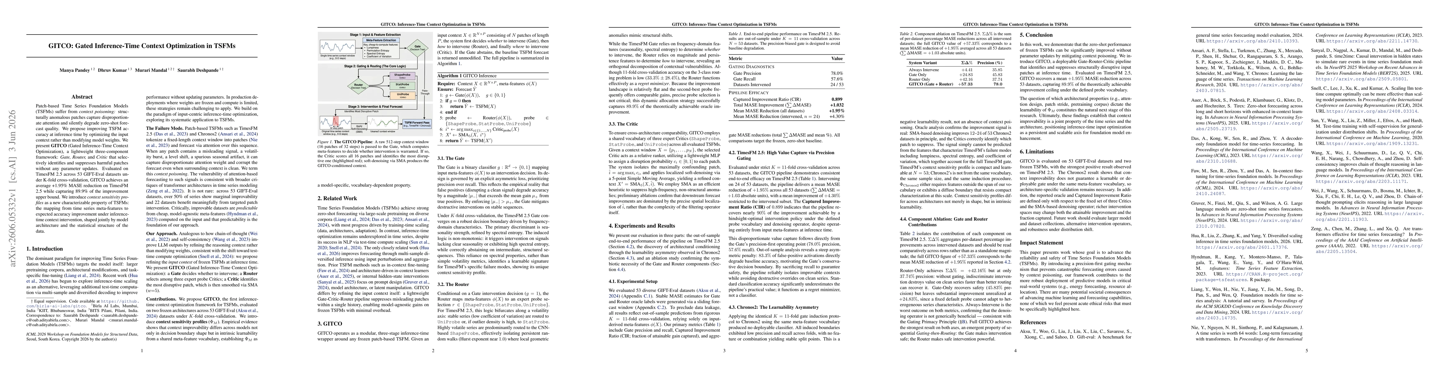 Thumbnail for GITCO: Gated Inference-Time Context Optimization in TSFMs