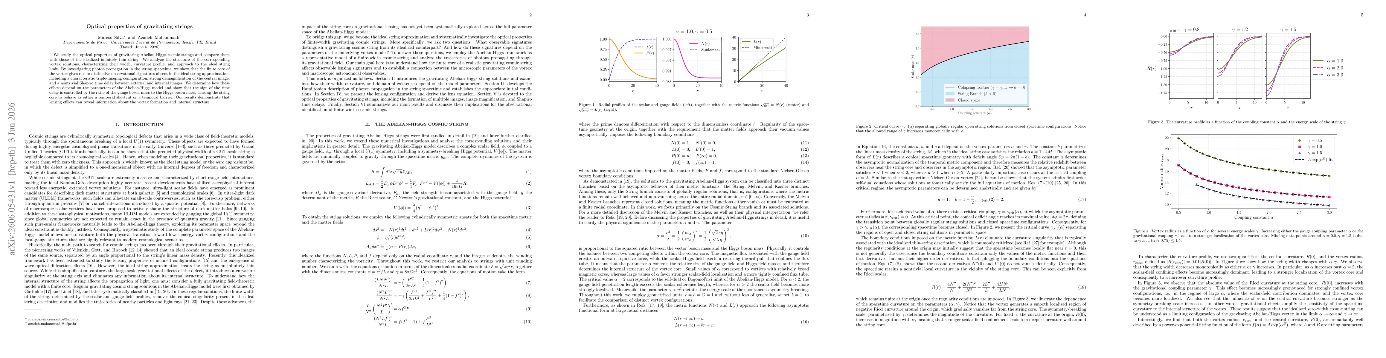 Thumbnail for Optical properties of gravitating strings