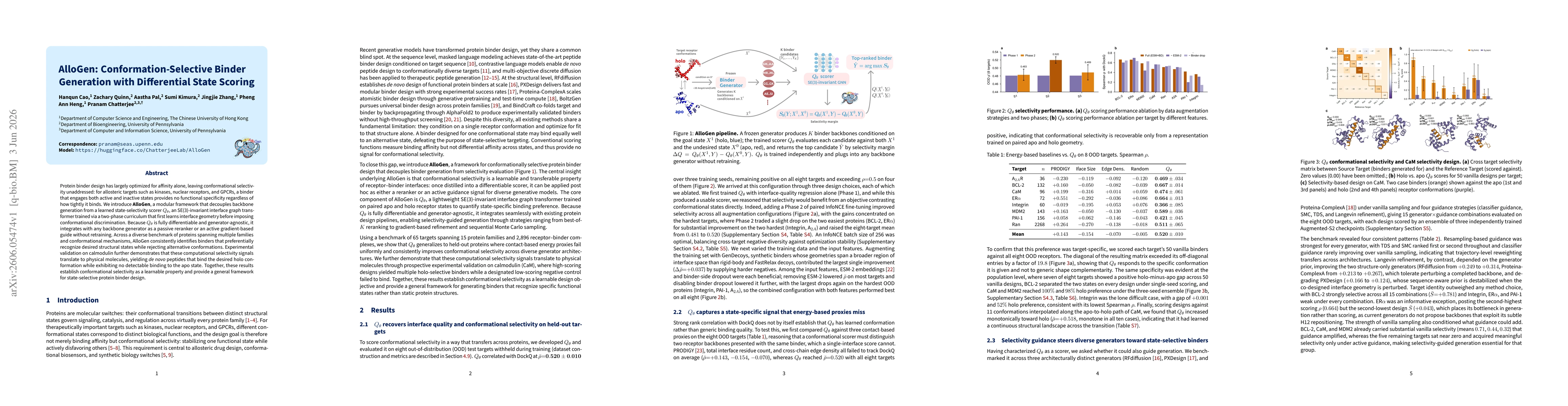 Thumbnail for AlloGen: Conformation-Selective Binder Generation with Differential State Scoring
