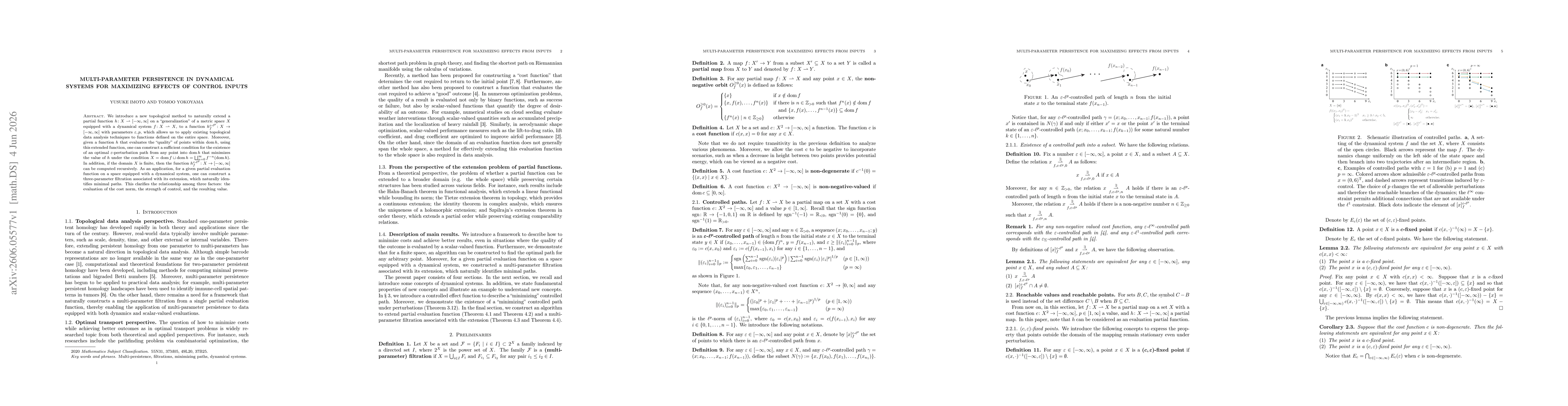 Thumbnail for Multi-parameter persistence in dynamical systems for maximizing effects of control inputs