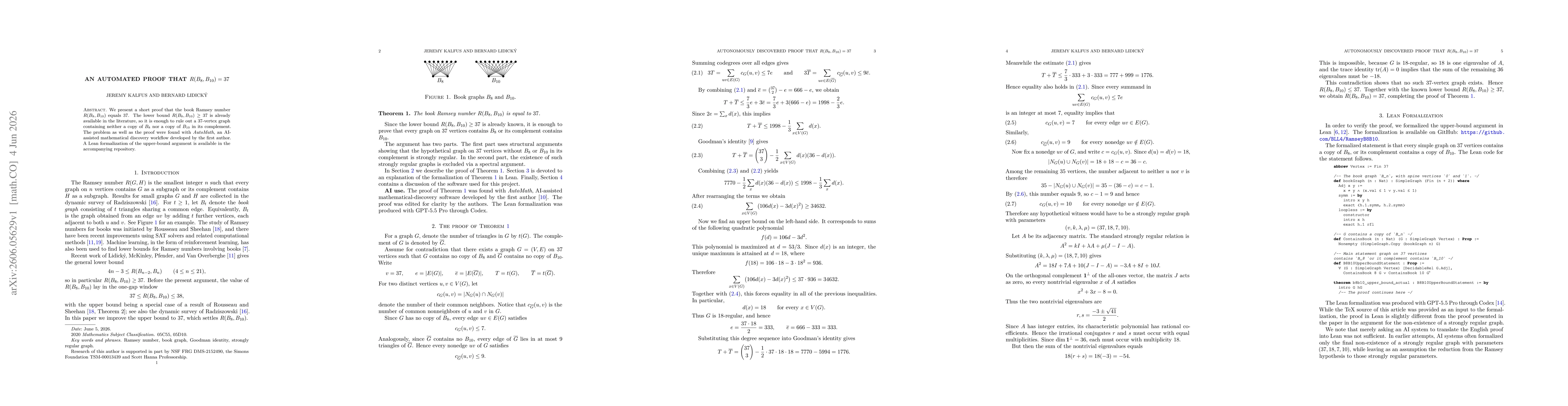 Thumbnail for An automated proof that R(B_8,B_10)=37