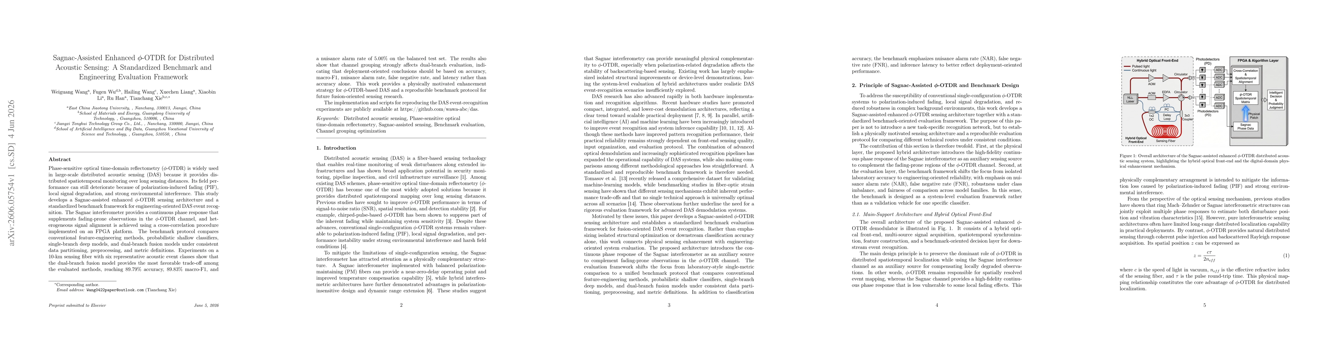 Thumbnail for SagnacAssisted Enhanced OTDR for Distributed Acoustic Sensing: A Standardized Benchmark and Engineering Evaluation Framework