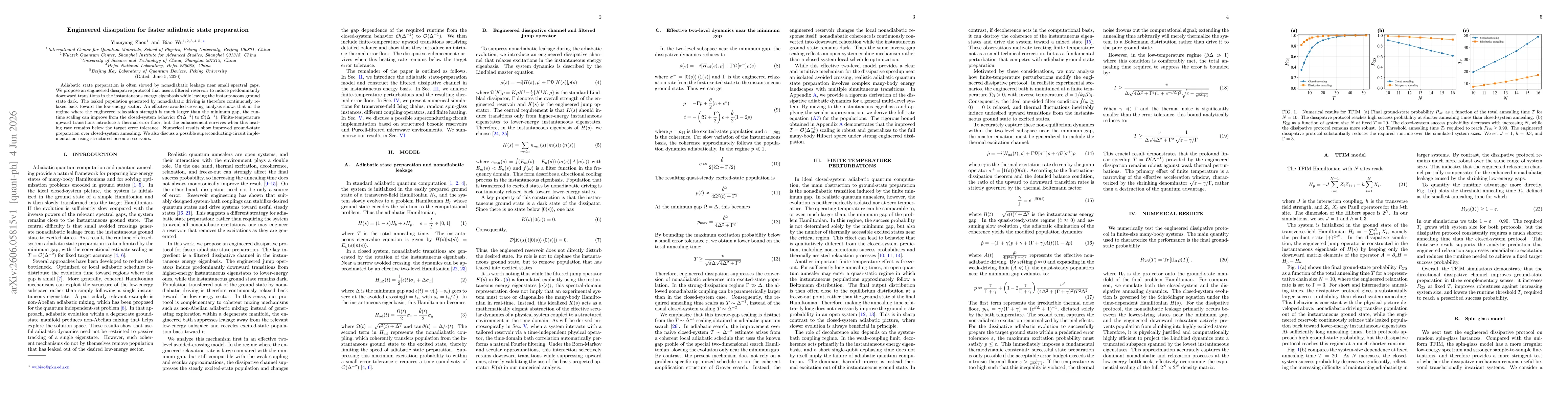 Thumbnail for Engineered dissipation for faster adiabatic state preparation