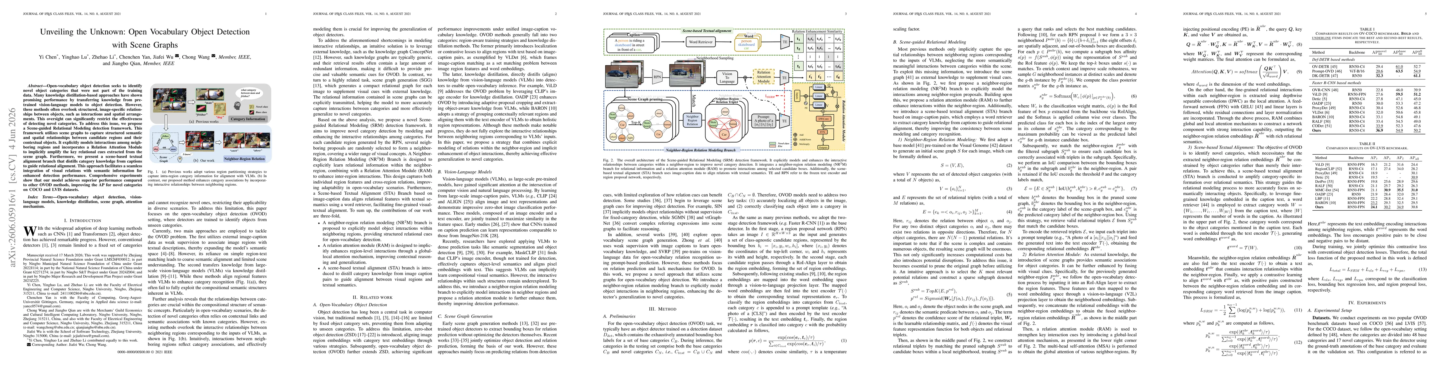 Thumbnail for Unveiling the Unknown: Open Vocabulary Object Detection with Scene Graphs