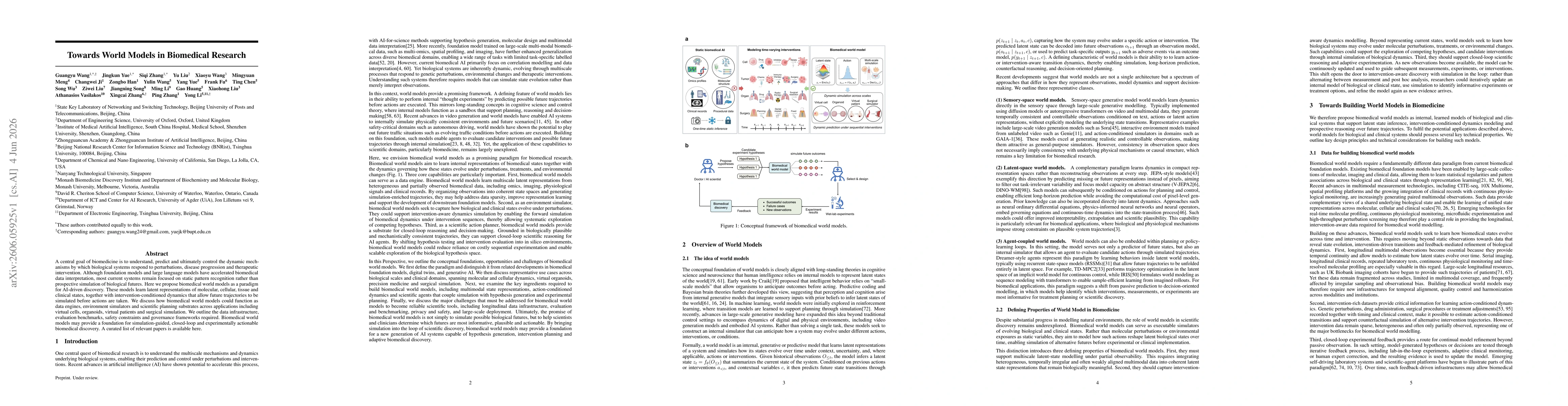 Thumbnail for Towards World Models in Biomedical Research