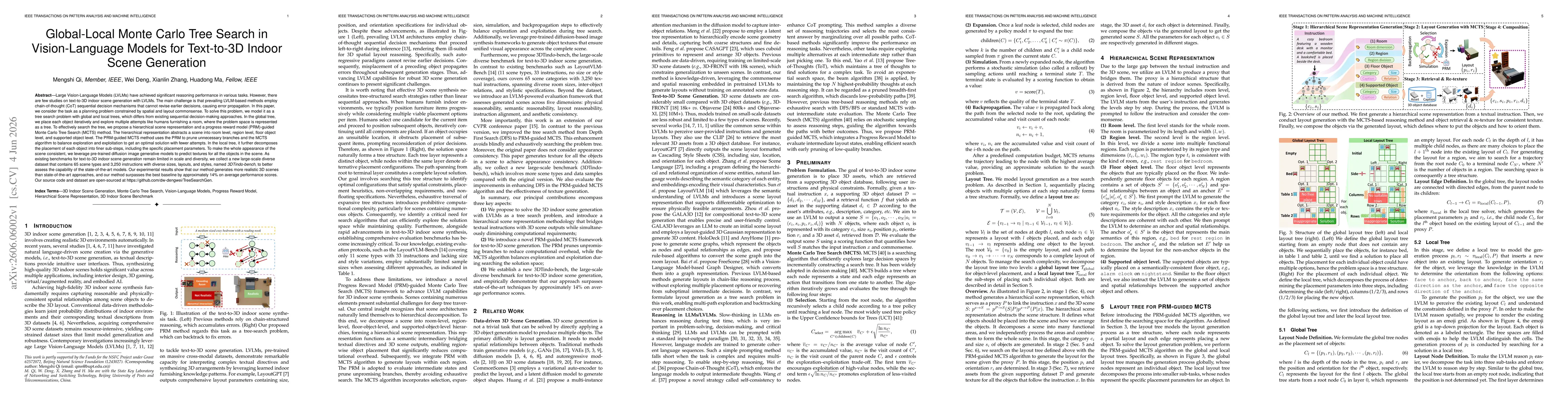 Thumbnail for Global-Local Monte Carlo Tree Search in Vision-Language Models for Text-to-3D Indoor Scene Generation