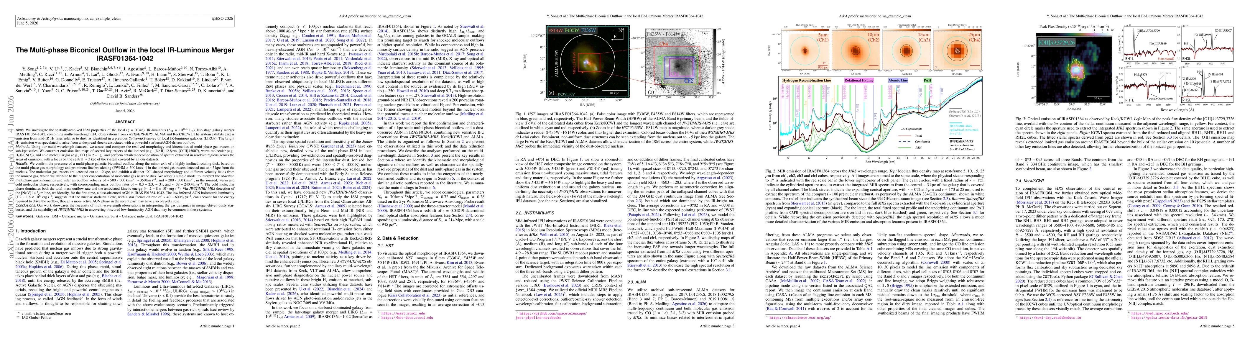 Thumbnail for The Multi-phase Biconical Outflow in the local IR-Luminous Merger IRASF01364-1042