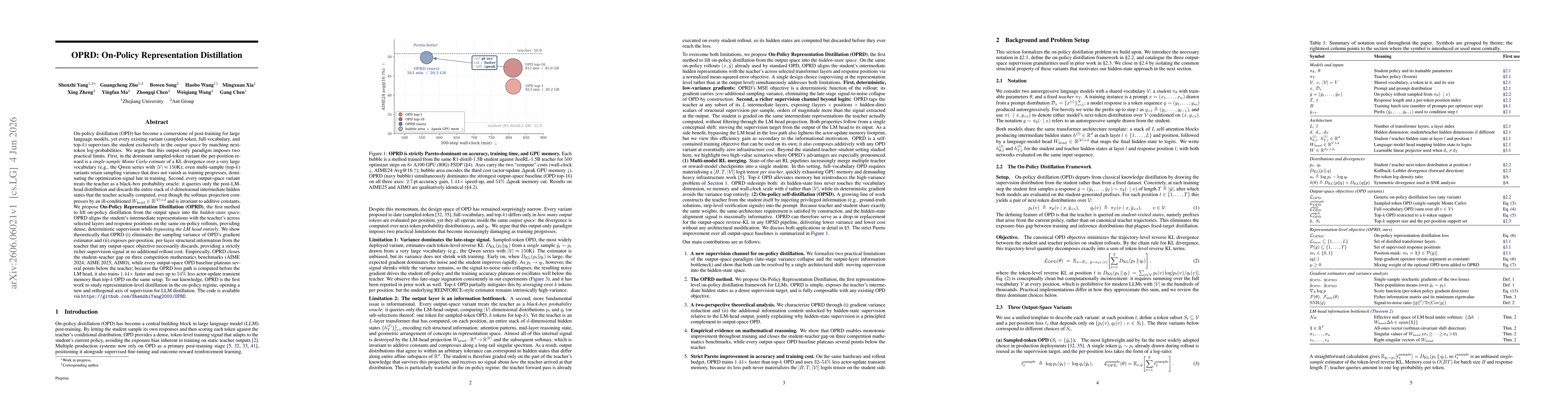 Thumbnail for OPRD: On-Policy Representation Distillation