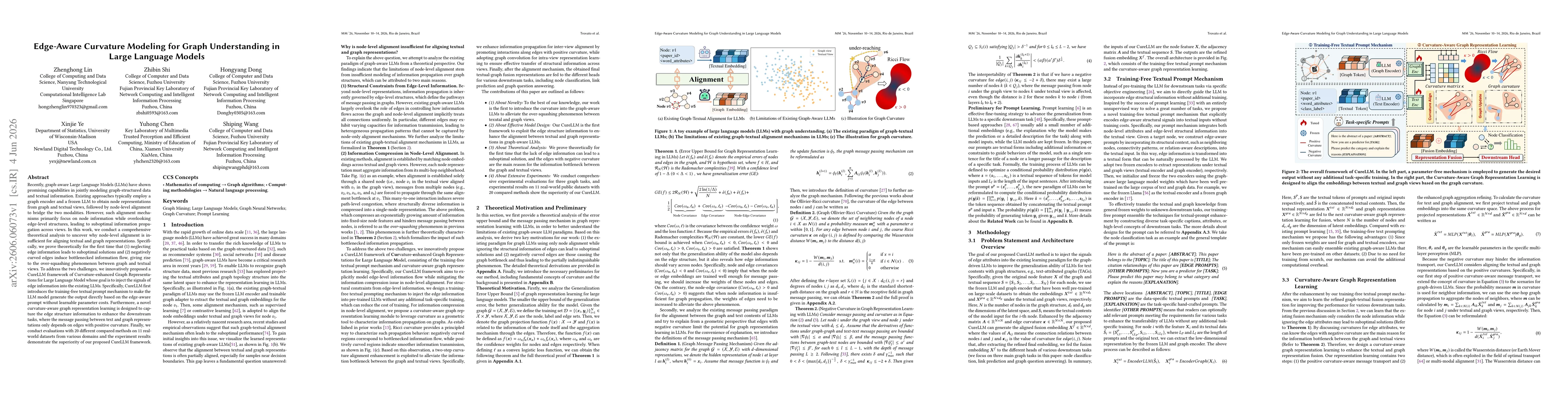 Thumbnail for Edge-Aware Curvature Modeling for Graph Understanding in Large Language Models