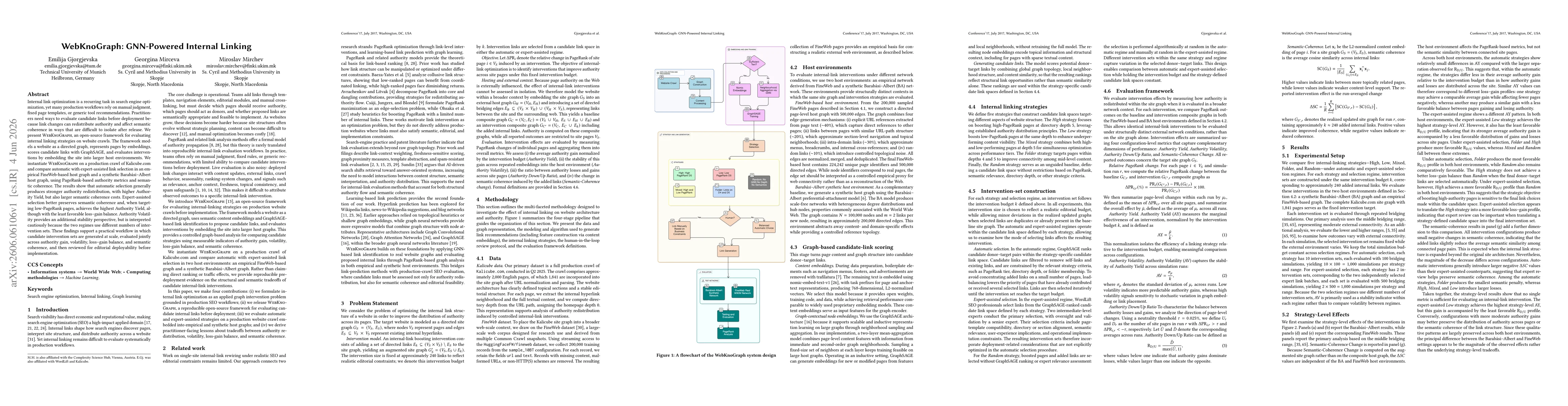 Thumbnail for WebKnoGraph: GNN-Powered Internal Linking