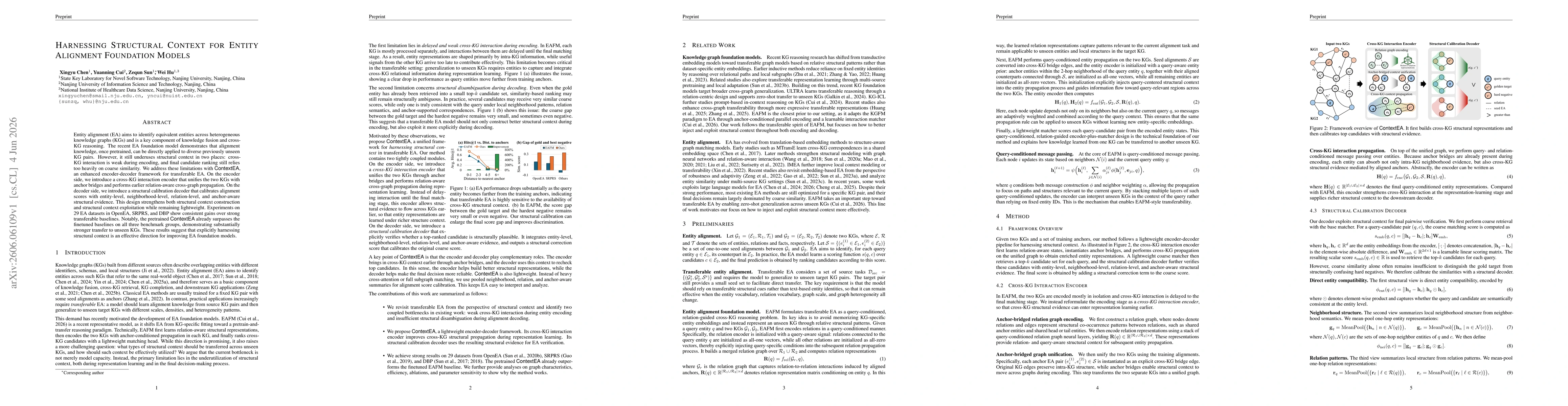 Thumbnail for Harnessing Structural Context for Entity Alignment Foundation Models