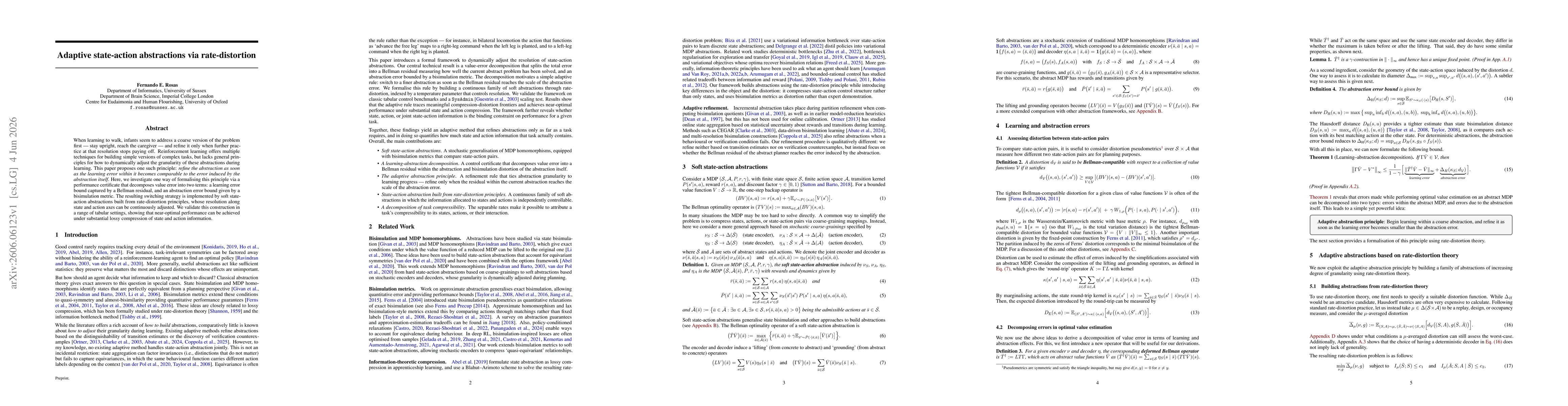 Thumbnail for Adaptive state-action abstractions via rate-distortion