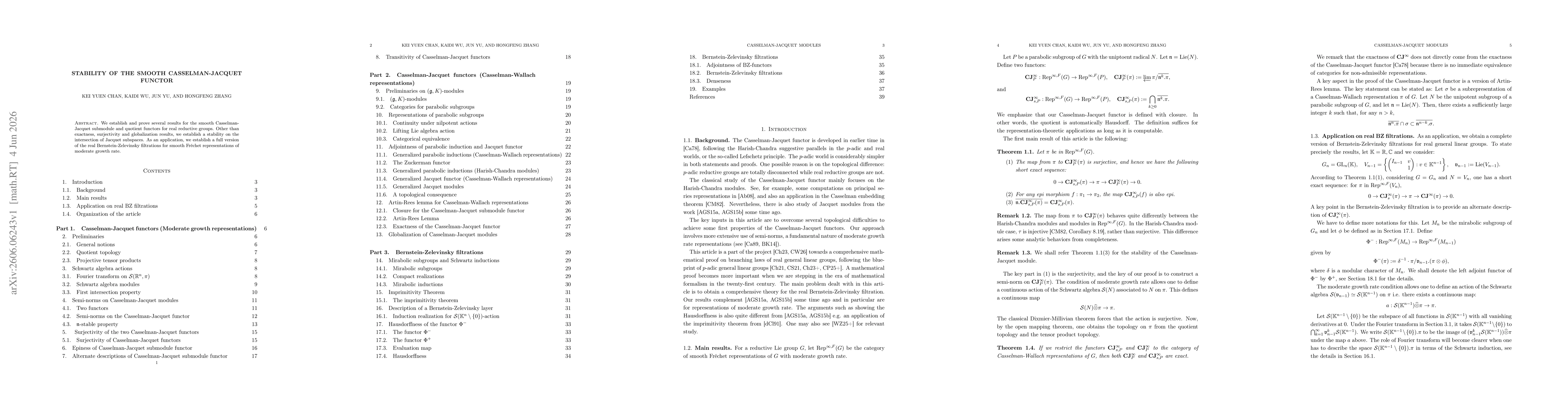 Thumbnail for Stability of the smooth Casselman-Jacquet functor