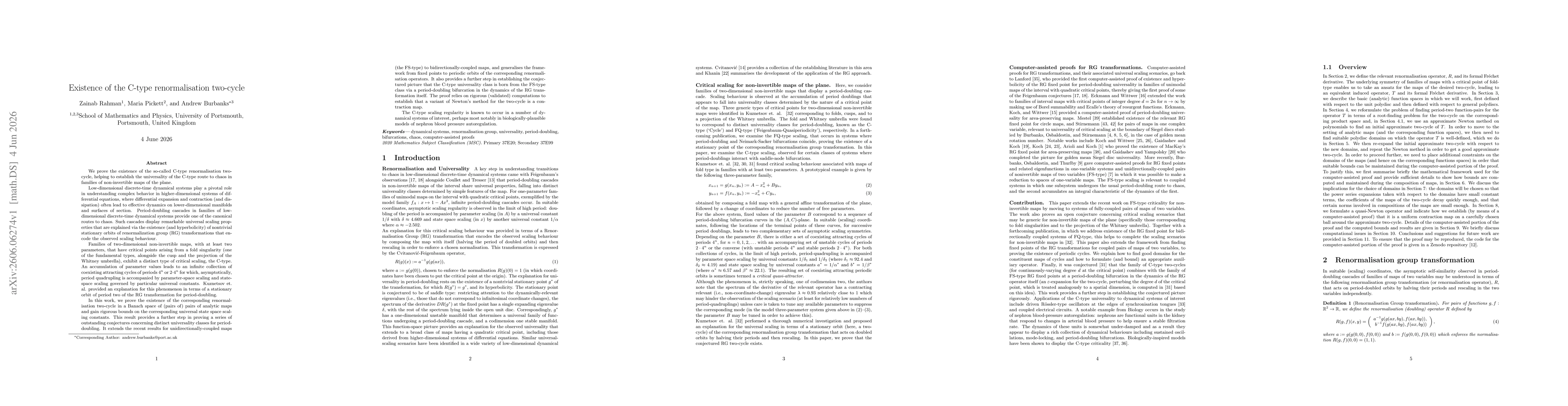 Thumbnail for Existence of the C-type renormalisation two-cycle