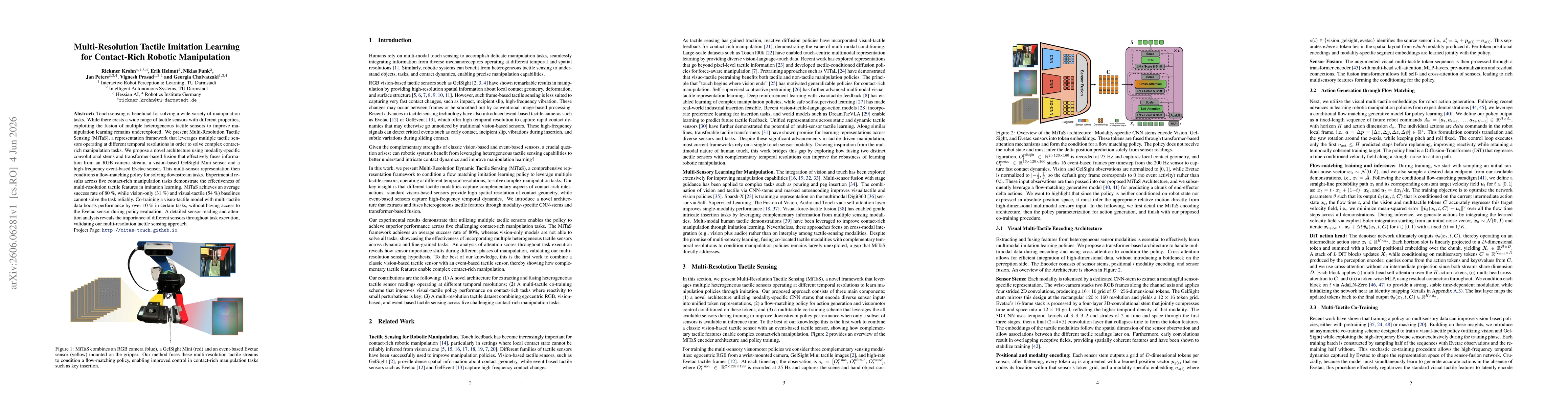 Thumbnail for Multi-Resolution Tactile Imitation Learning for Contact-Rich Robotic Manipulation