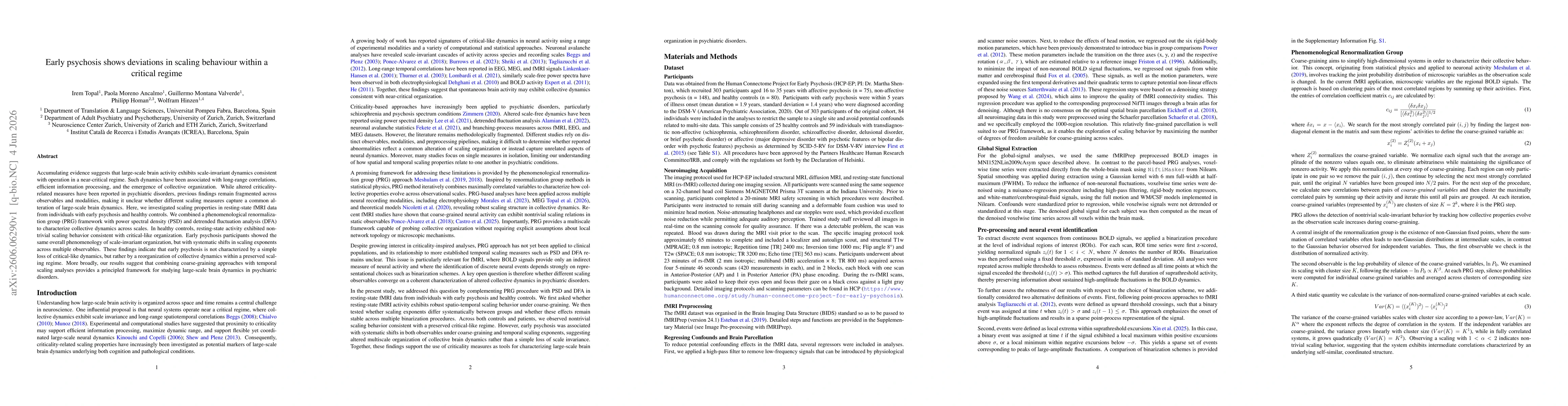 Thumbnail for Early psychosis shows deviations in scaling behaviour within a critical regime