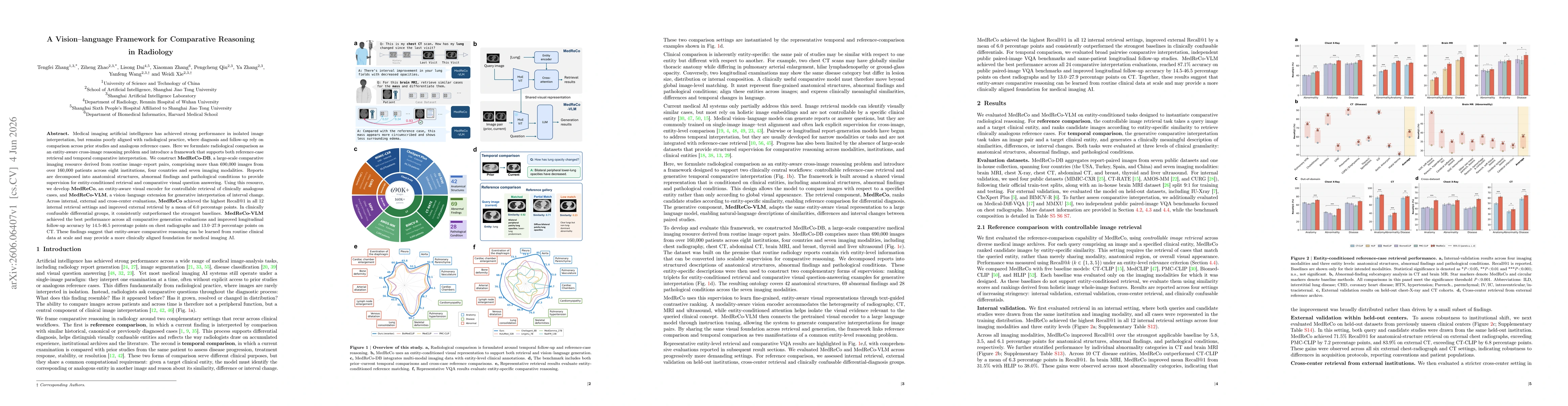 Thumbnail for A Vision-language Framework for Comparative Reasoning in Radiology