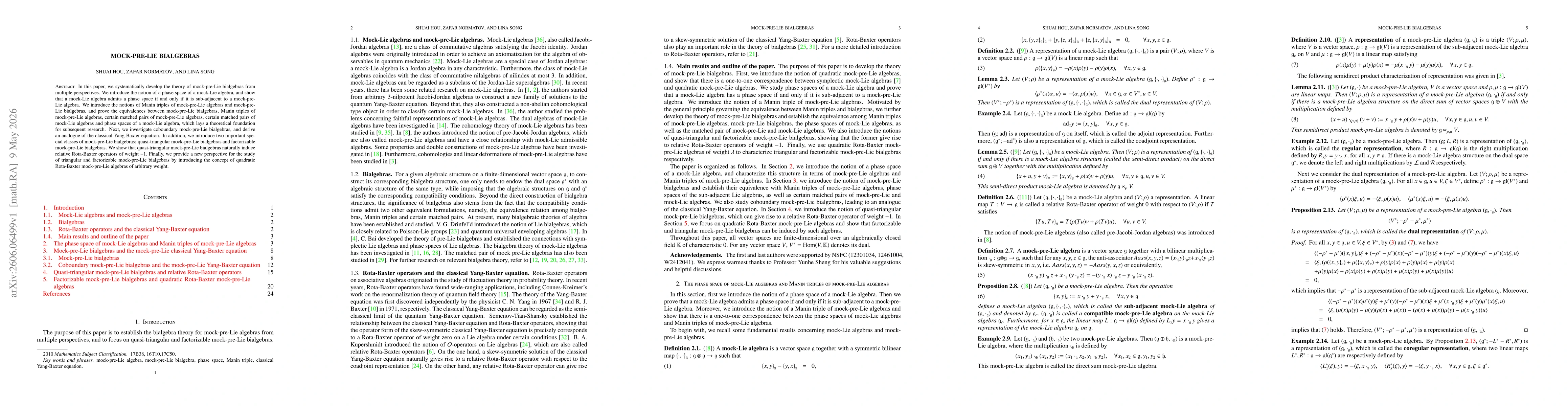 Thumbnail for Mock-pre-Lie bialgebras