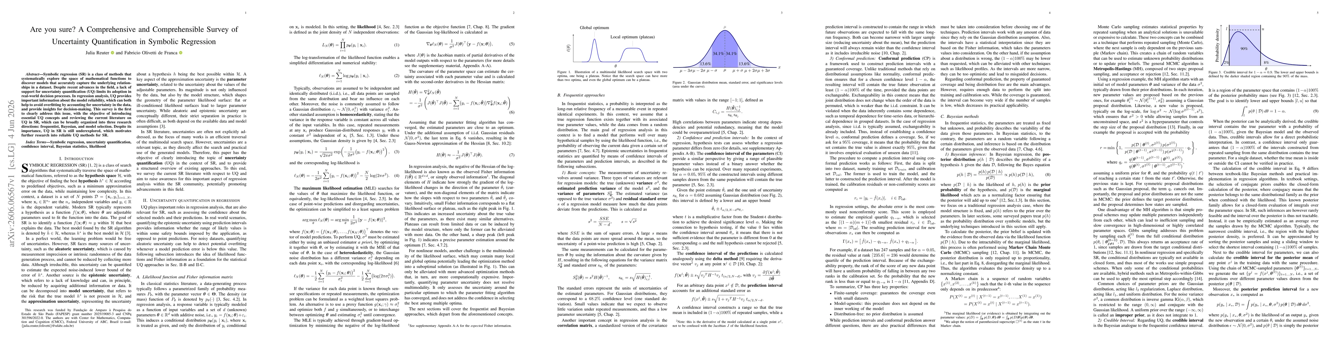 Thumbnail for Are you sure? A Comprehensive and Comprehensible Survey of Uncertainty Quantification in Symbolic Regression