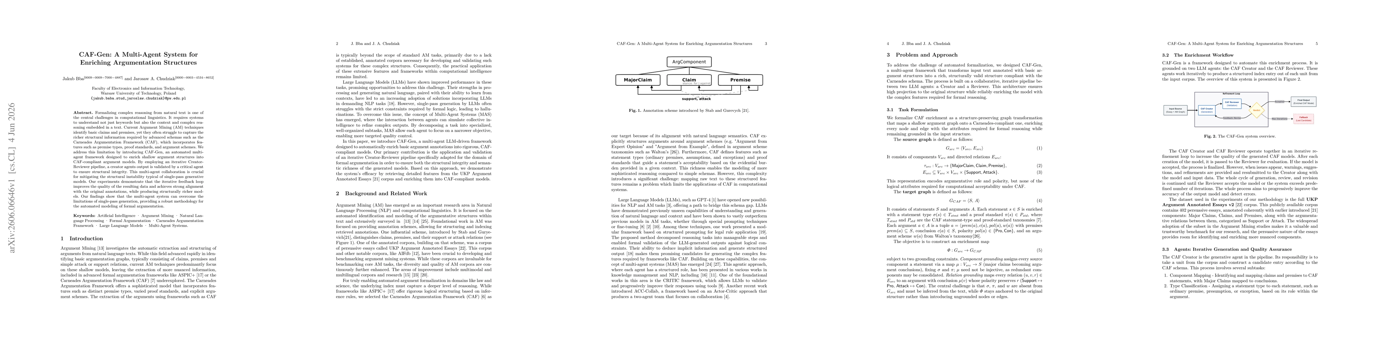 Thumbnail for CAF-Gen: A Multi-Agent System for Enriching Argumentation Structures