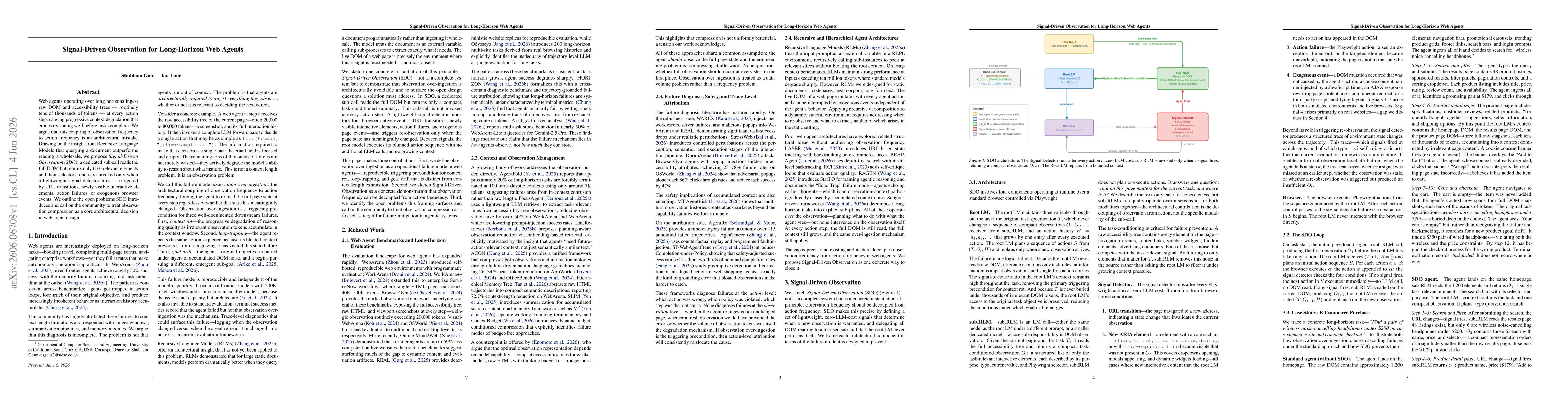 Thumbnail for Signal-Driven Observation for Long-Horizon Web Agents