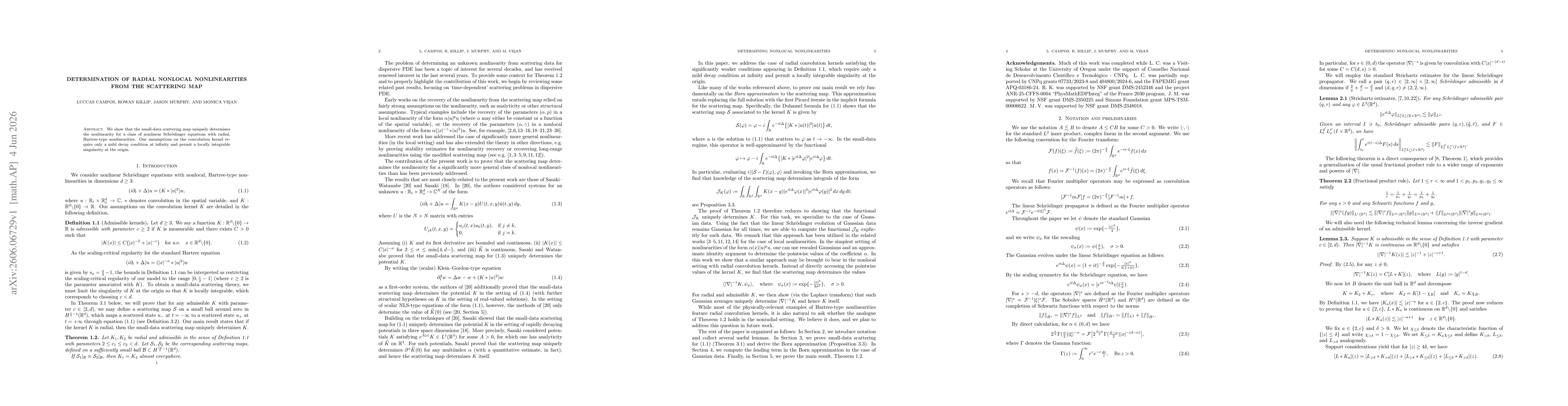 Thumbnail for Determination of radial nonlocal nonlinearities from the scattering map