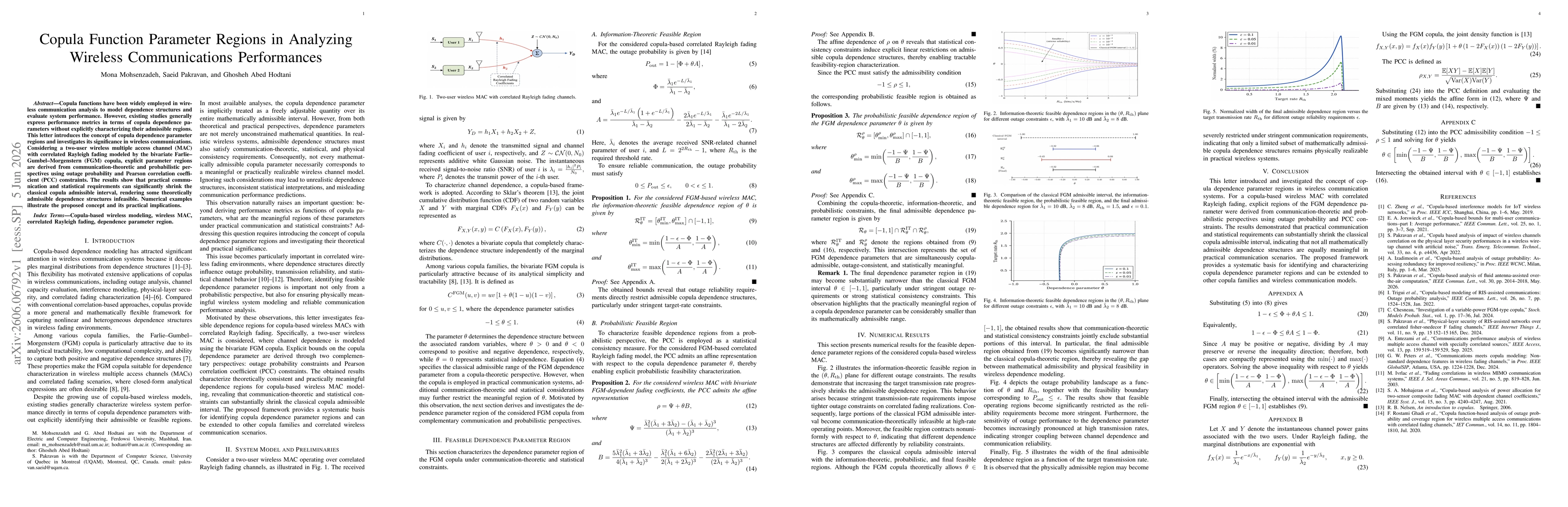 Thumbnail for Copula Function Parameter Regions in Analyzing Wireless Communications Performances