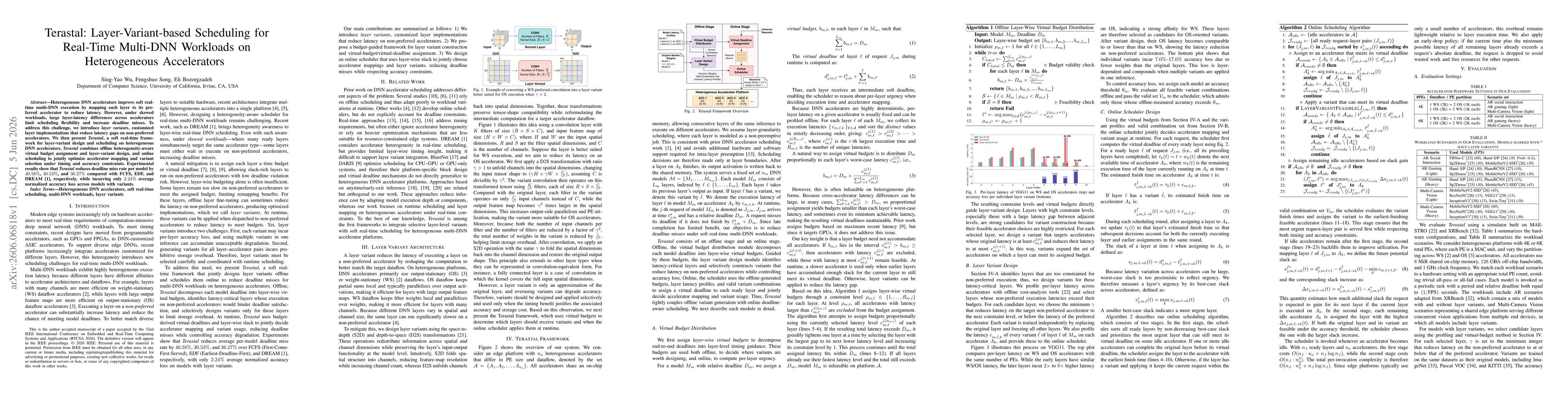 Thumbnail for Terastal: Layer-Variant-based Scheduling for Real-Time Multi-DNN Workloads on Heterogeneous Accelerators