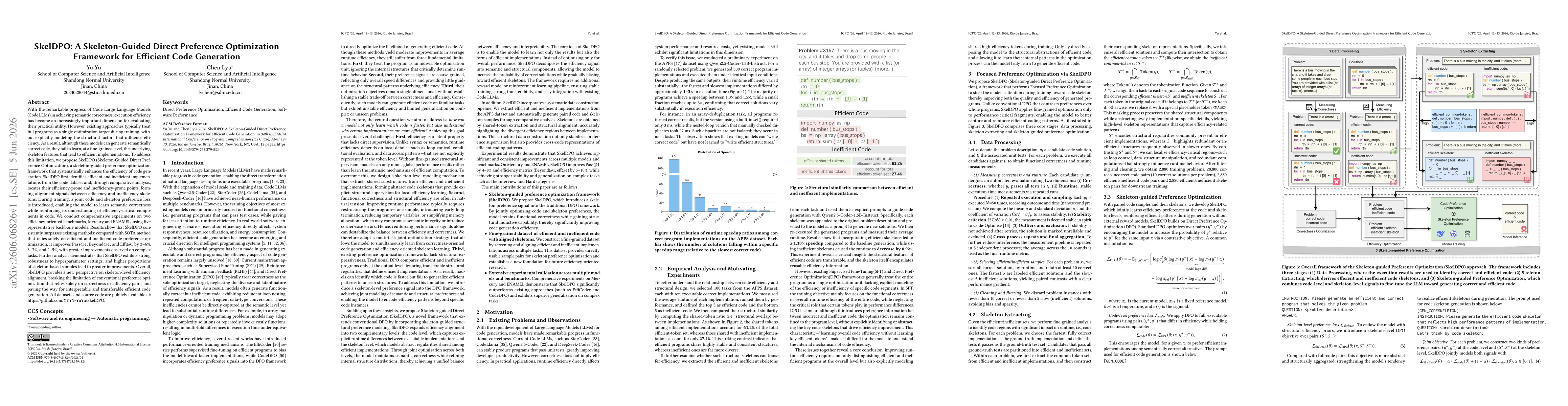 Thumbnail for SkelDPO: A Skeleton-Guided Direct Preference Optimization Framework for Efficient Code Generation