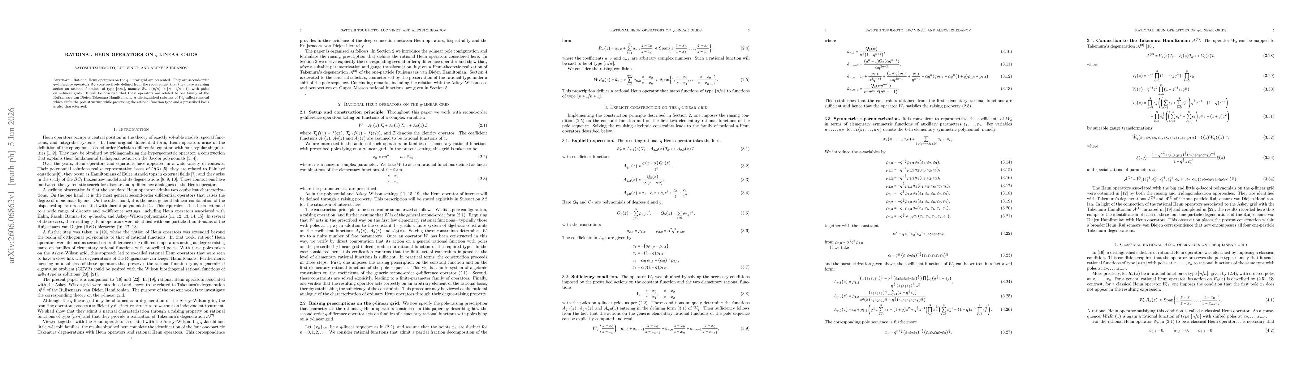 Thumbnail for Rational Heun operators on $q$-linear grids