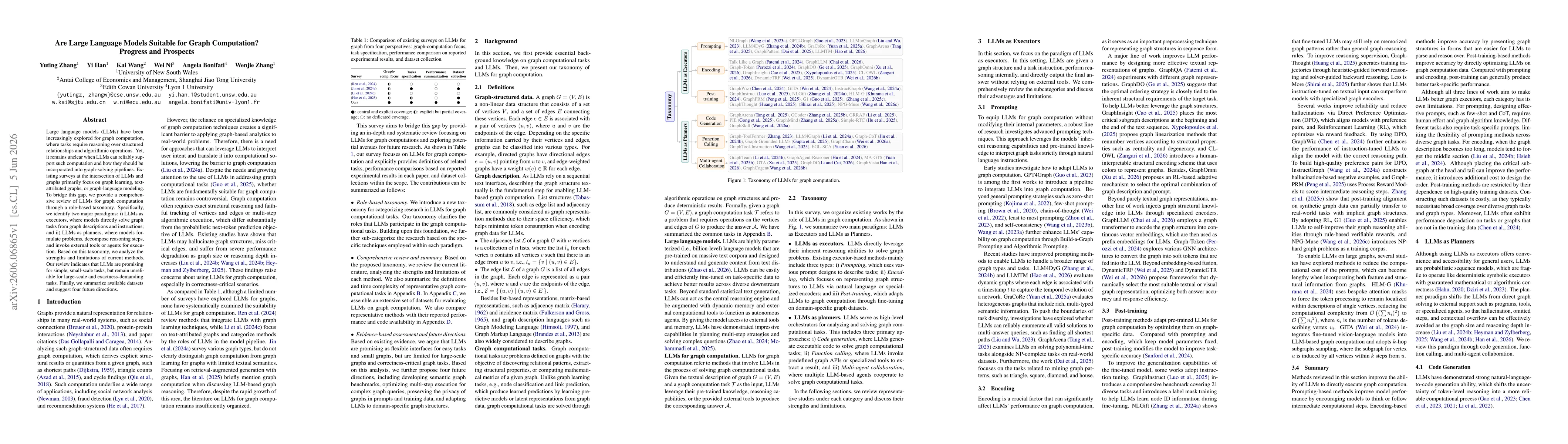 Thumbnail for Are Large Language Models Suitable for Graph Computation? Progress and Prospects